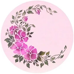 Аэрограф трафарет для украшения торта Дикий Розовый спрей 6 &quotДиам Торт