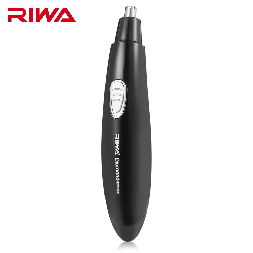 RIWA RA 555B Электрический моющийся триммер для носа головка из нержавеющей стали