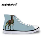 Женские кроссовки doginthehole с объемным рисунком Greyhound для девочек-подростков, классические женские кроссовки с высоким верхом