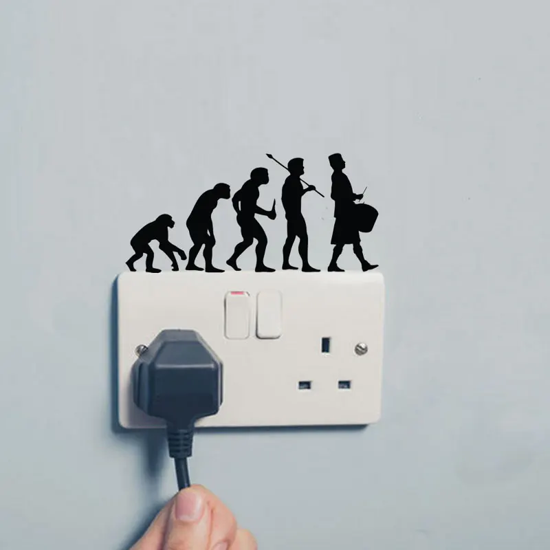 Новые Мультяшные 3d наклейки на стену сделай сам для детской комнаты шотландский