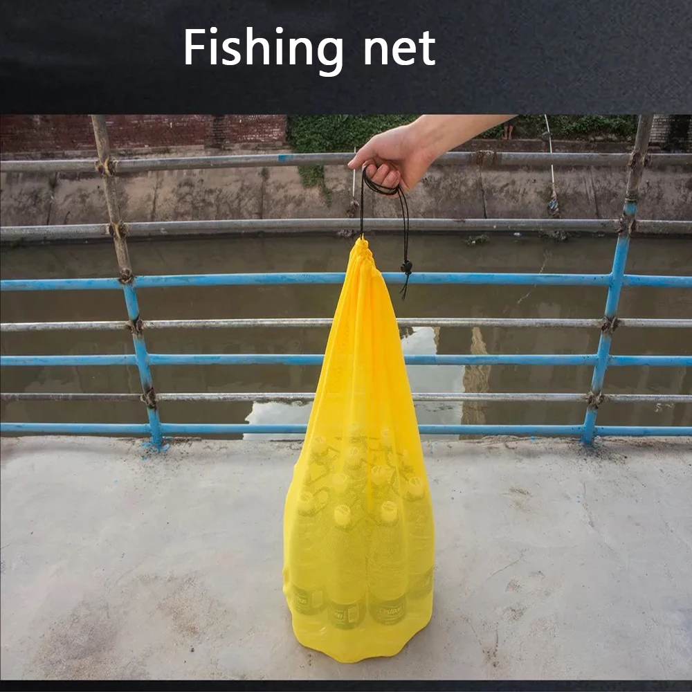 Уличная портативная рыболовная сеть и для ловли креветок супер несущая