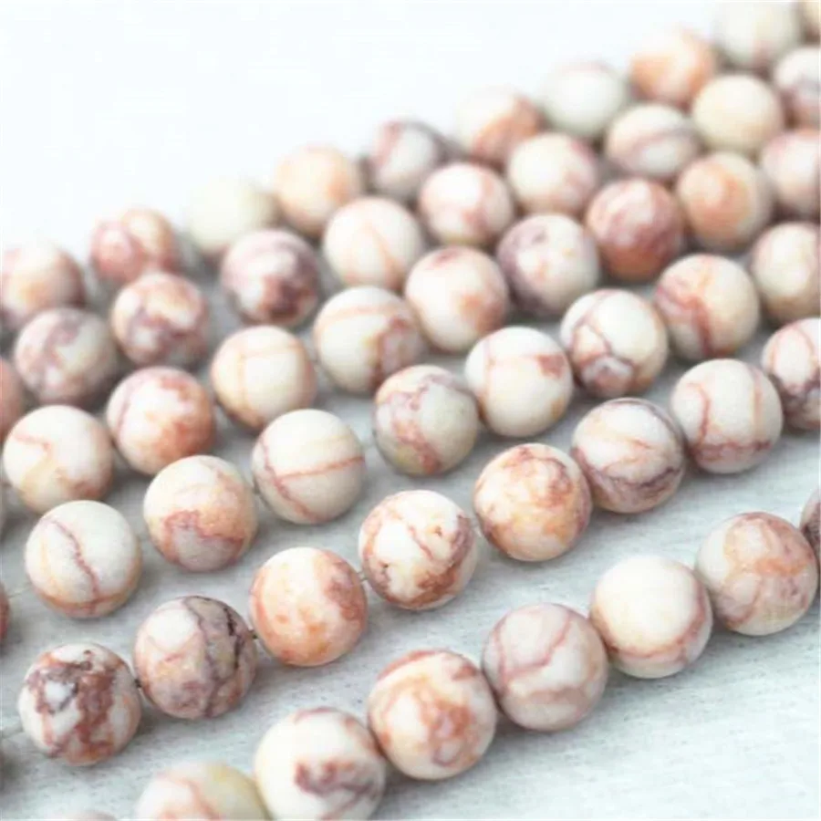 Оптовая продажа бусины из натурального красного Пикассо Jaspers 4 мм 6 8 10 12