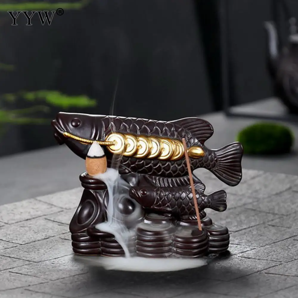 Money Fish ароматическая курильница палочка для благовоний креативный керамический