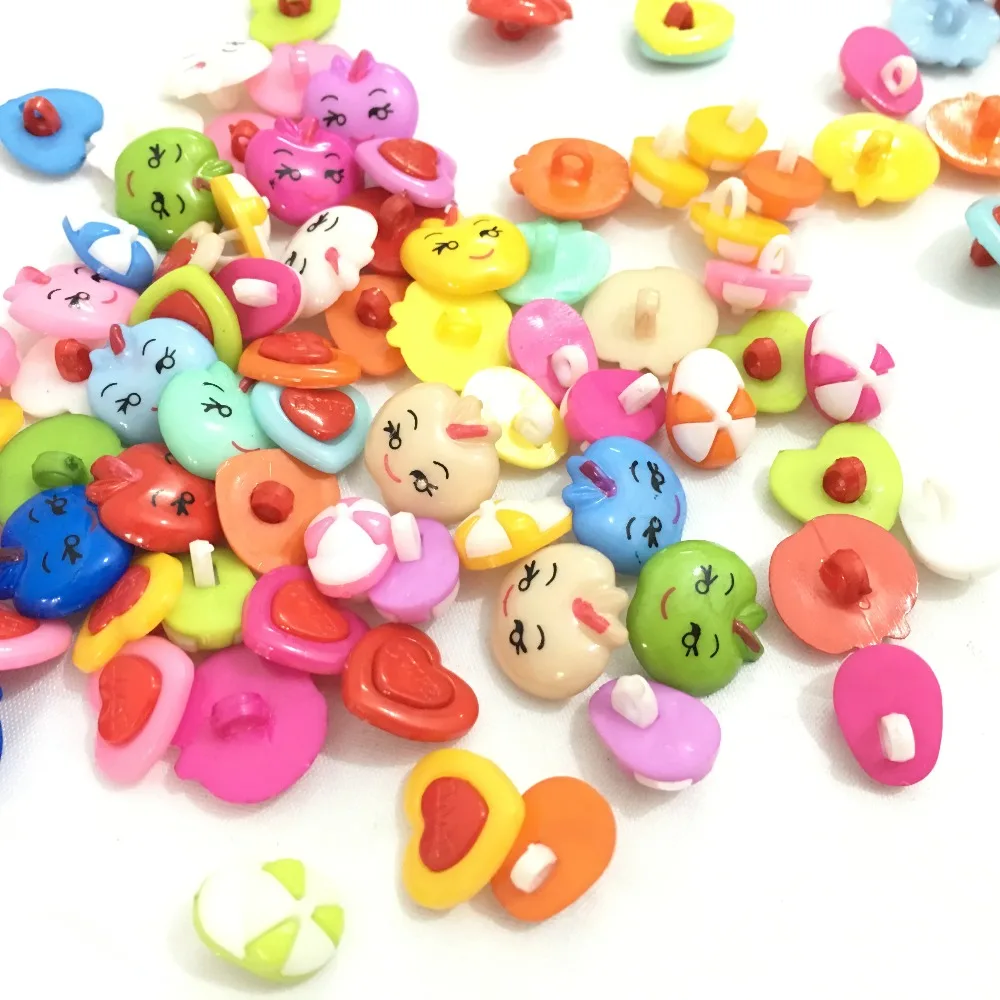 100 шт. детские пластиковые пуговицы с 1 отверстием|children buttons|shaped buttonbuttons buttons |