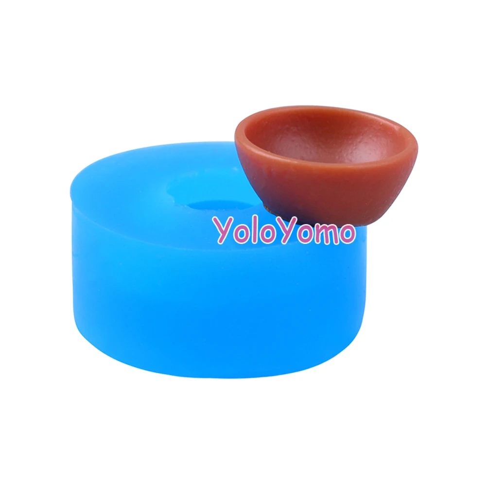 F544YL 11 5 мм 3D миниатюрная мисочка Гибкая силиконовая форма украшение торта помадка