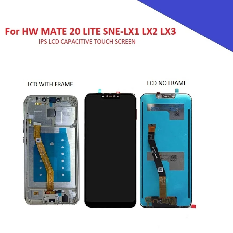 6 3 'ЖК дисплей для Huawei MATE 20 LITE SNE LX1 LX2 LX3 ЖК экран сенсорная панель в сборе запчасти