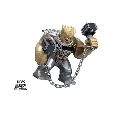 D069 NO BOX Marvel танос кульл обсидиан Супер Герои Мстители Конструкторы детские игрушки Фигурки - Цвет: D069 NO BOX