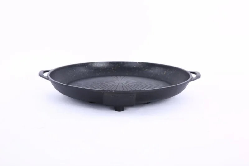 Baking Tray Maifan Stone Coated Barbecue Dish Pot Korean Household Smokeless Non-stick | Дом и сад
