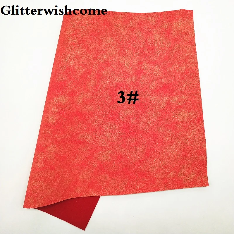 Ткань Glitterwishcome 21x29 см Размер A4 винил для бантов ткань из металлического нубука и