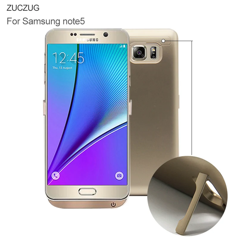 5200 мАч NOTE 5 Чехлы для Samsung Galaxy NOTE5 N9200 Внешнее зарядное устройство чехол