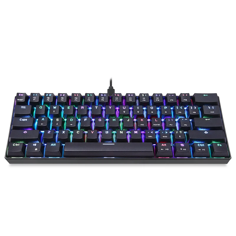 Механическая клавиатура MOTO SPEED CK61 игровая RGB с русской и английской раскладкой