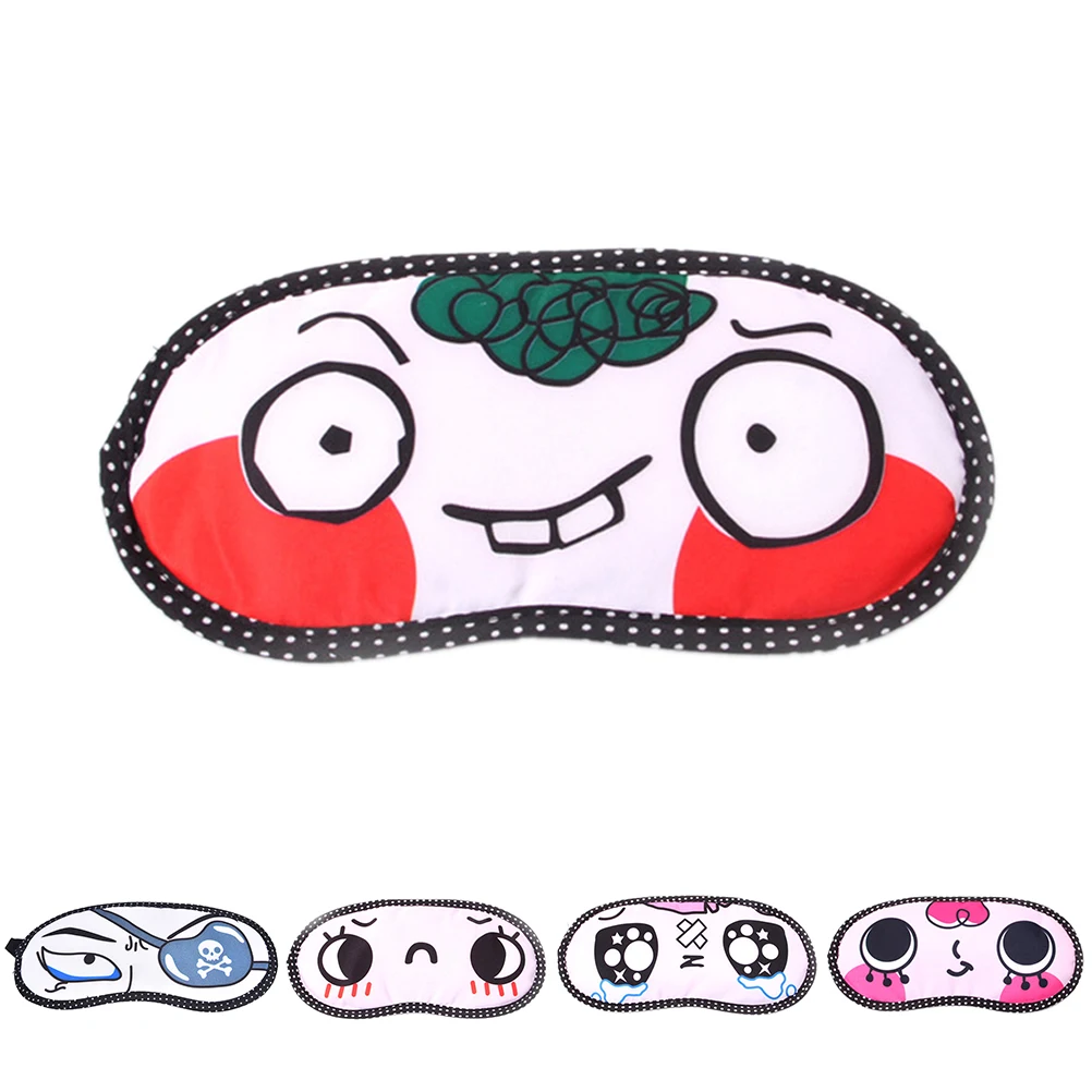 

1pcs Lovely Nap Eye Care Shade Blindfold Sleep Mask Eyes Cover Cartoon Sleeping Eye Mask Sleeping Travel Rest Relaxing Aid Tools
