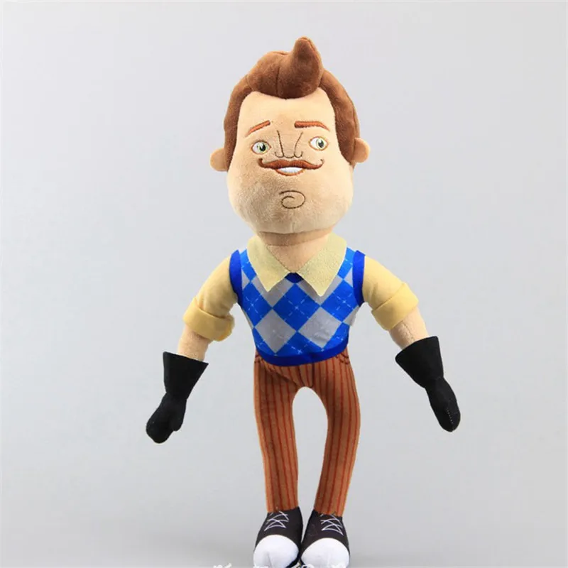 Здравствуйте сосед 10 дюймов Мясник с кофейной кружкой плюшевый топор плюшевая