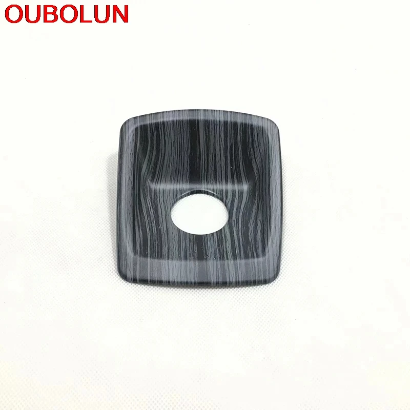 OUBOLUN ABS деревянная краска черные аксессуары для интерьера Toyota RAV4 2016 2017 2018 передняя