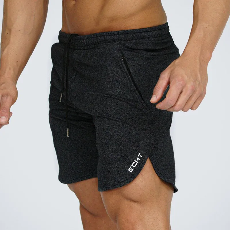 

2018 summer new mens fitness shorts Fashion Casual gyms Bodybuilding Workout male Calf-Length short pants Brand Sweatpants