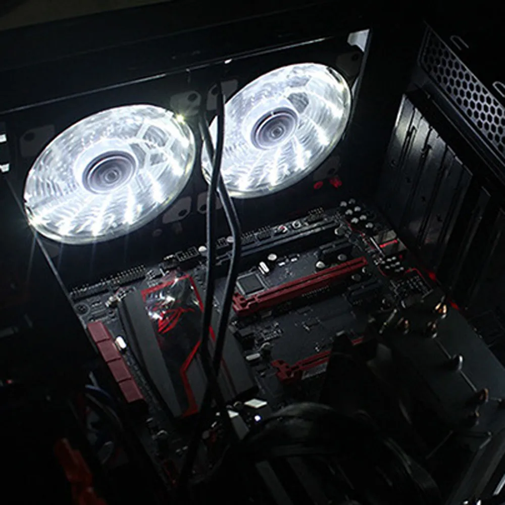 Скорость 4pin RGB чехол для компьютера Вентилятор охлаждения светодиодный PC башня кулер вентилятор корпус cooing электронный охлаждения для процессора# Y8