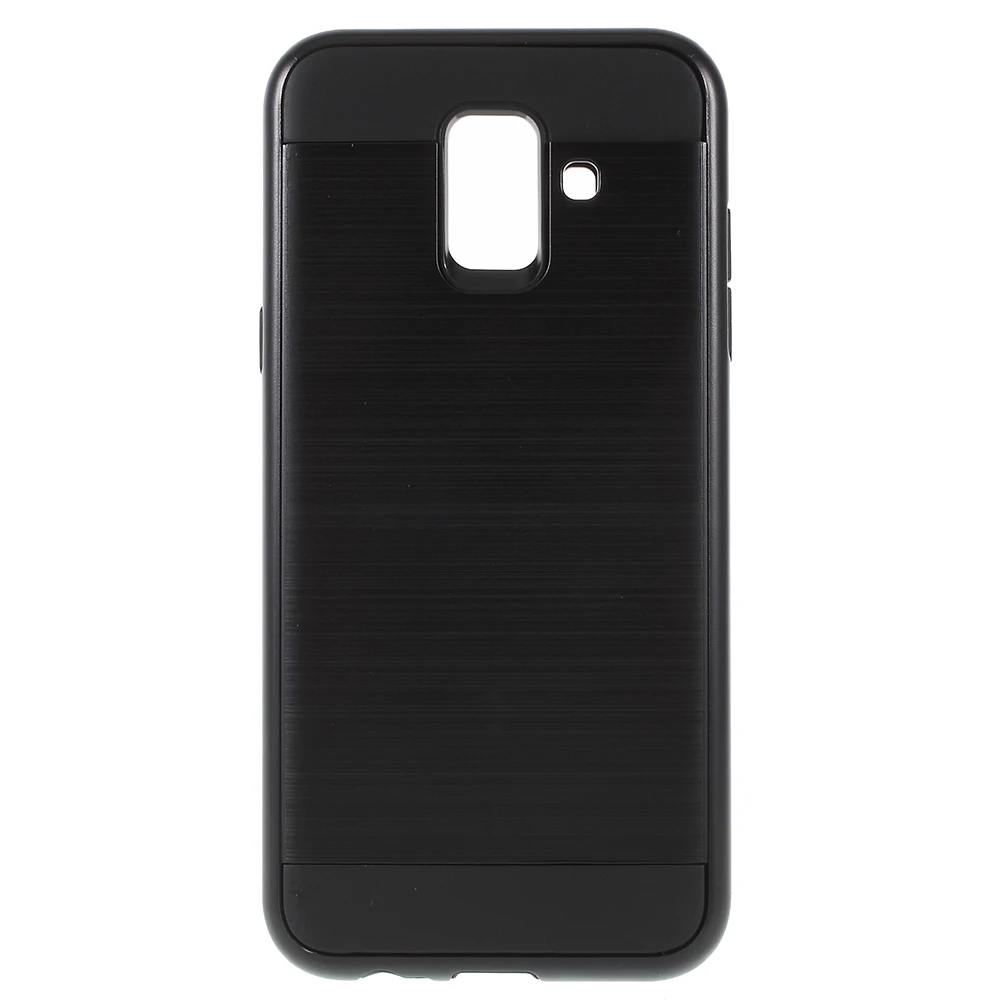 Dulcii Brushed PC + TPU Hybrid Case Accessory for Samsung Galaxy A6 (2018) - Green |