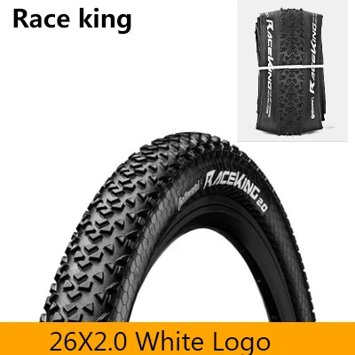 26x2.0 wihte Континентальный 26 27,5 29X2,0 2,2 MTB шины гонки King велосипедные шины анти прокол 180TPI Складные шины бескамерные готовые шины - Цвет: 26x2.0 wihte