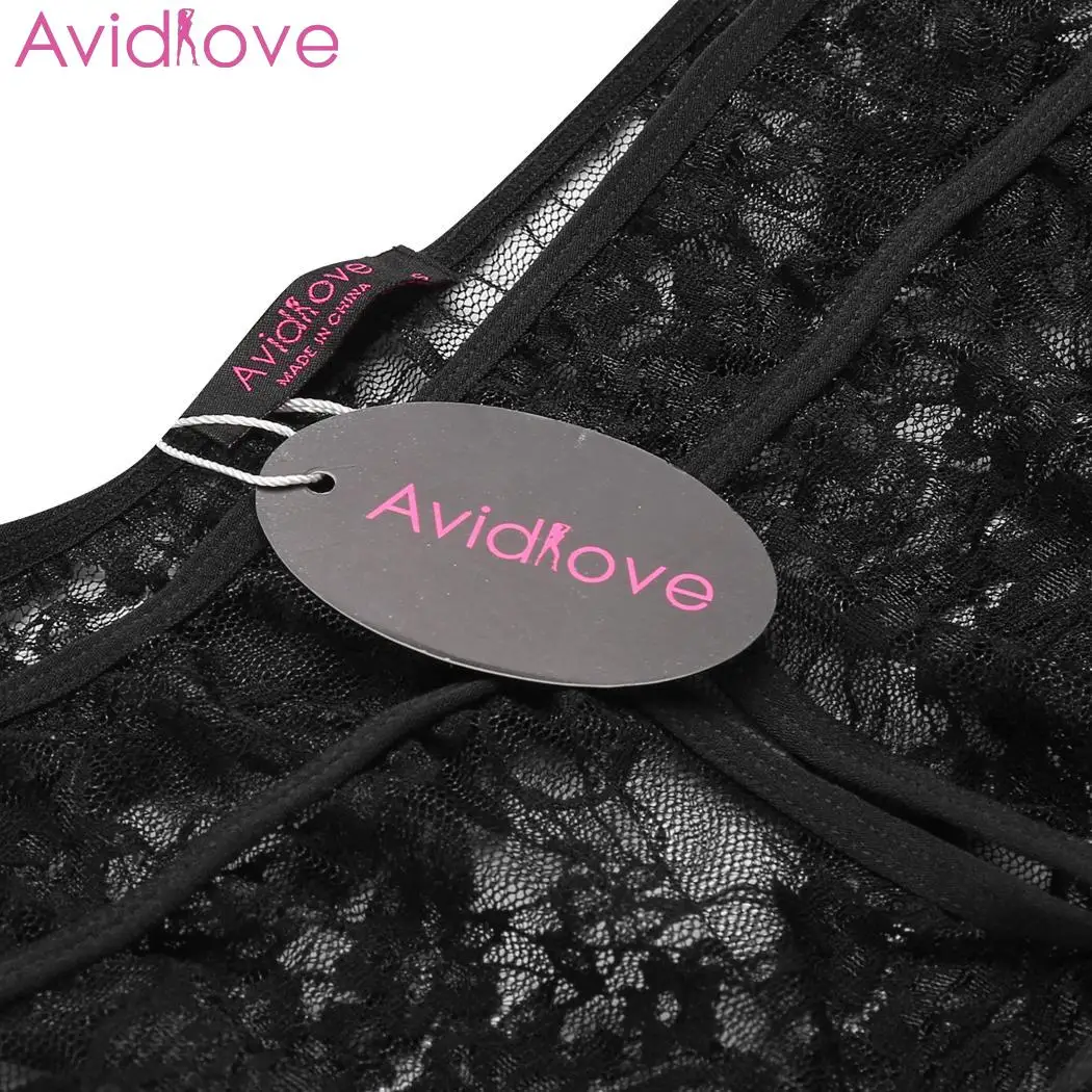 Женский Кружевной Костюм Avidlove сексуальное нижнее белье в стиле babydoll прозрачное