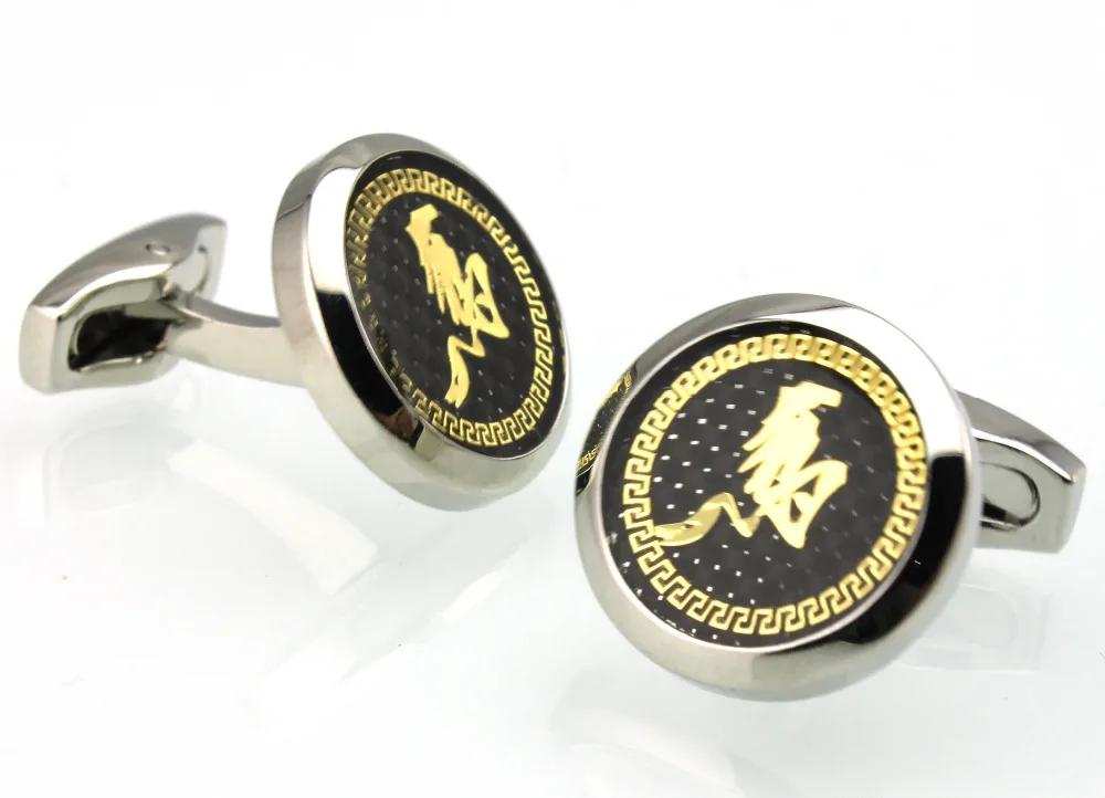 Мужские Запонки с китайскими знаками Зодиака 12 дюймов | Украшения и аксессуары