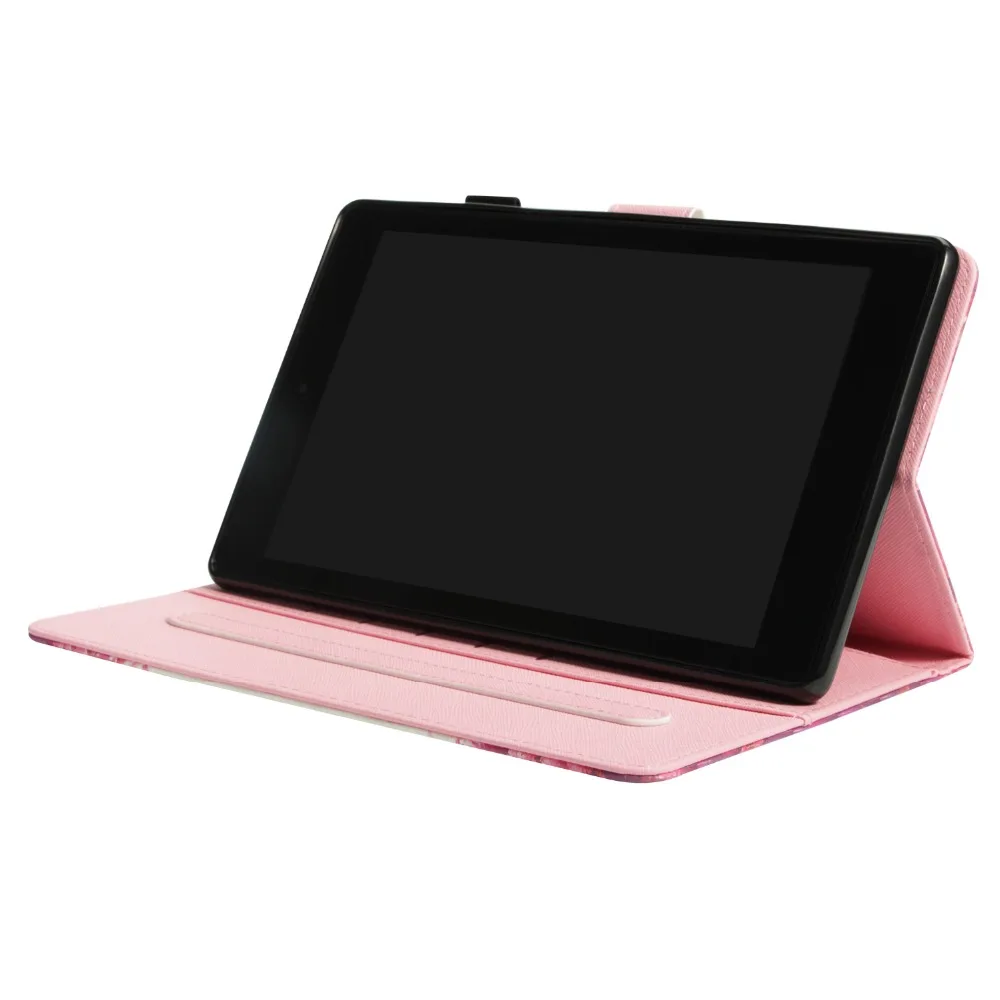 Для Amazon Kindle Fire HD 8 8th поколения Чехол 8 дюйма из искусственной кожи Стенд Смарт сна чехол для амазонки огонь hd8
