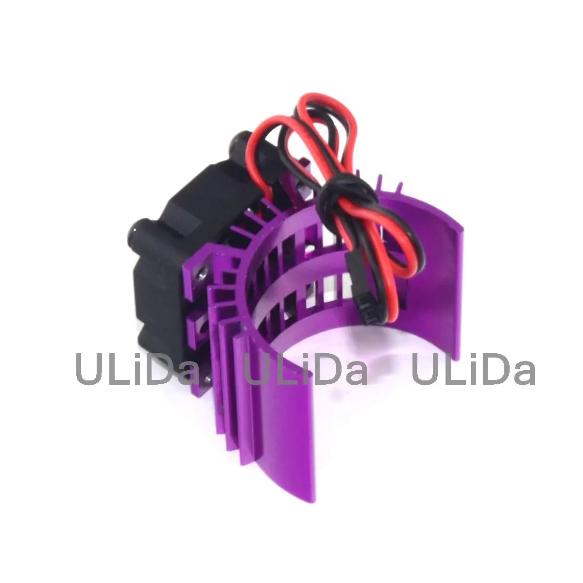RC Parts Electric Car Motor Heatsink Cover + Cooling Fan for 1:10 HSP 540 550 3650 Size Heat Sin Blue Purple | Игрушки и хобби