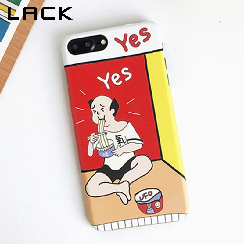 Забавный парный чехол для телефона LACK для iphone XS Max X XR 8 7 6 S Plus 5 5S SE, чехол для влюбленных, есть лапша, окрашенный чехол s, Жесткий Чехол из поликарбоната
