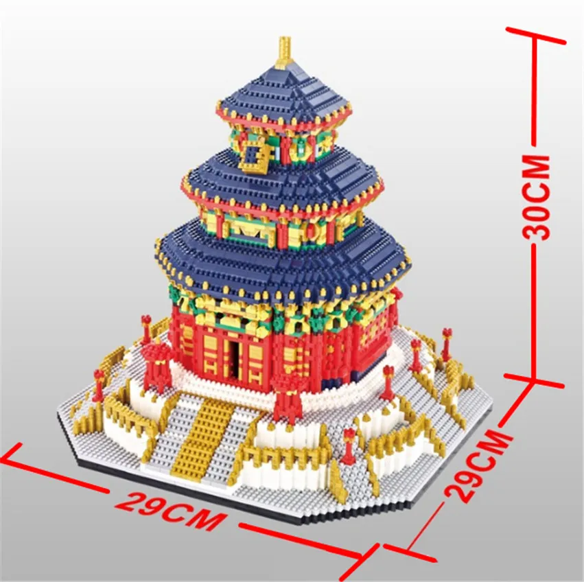 Международно известная архитектура Китай Храм Неба в Пекине мини сделай сам