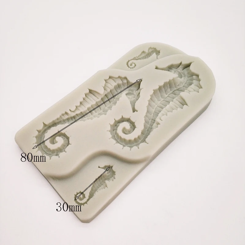 New hippocampus silicone mold Chocolate cake decoration accessories | Cake Tools