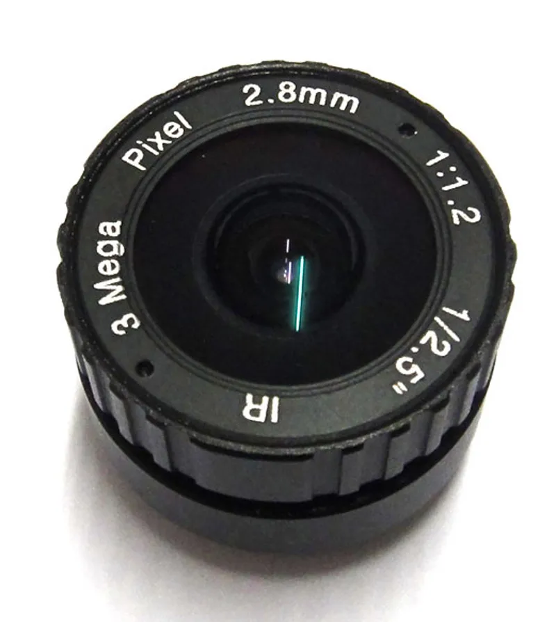 1/2. 5 &quot3MP HD 2 8 мм CCTV Объектив CS крепление ИК Широкий Угол 115 градусов для