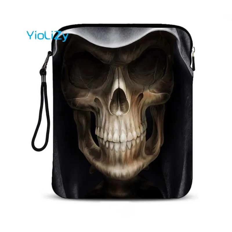 

Shockproof print Skeleton tablet Case 10.1 9.7 inch laptop Protective sleeve notebook bag pouch For cover ipad 3 IP-3221