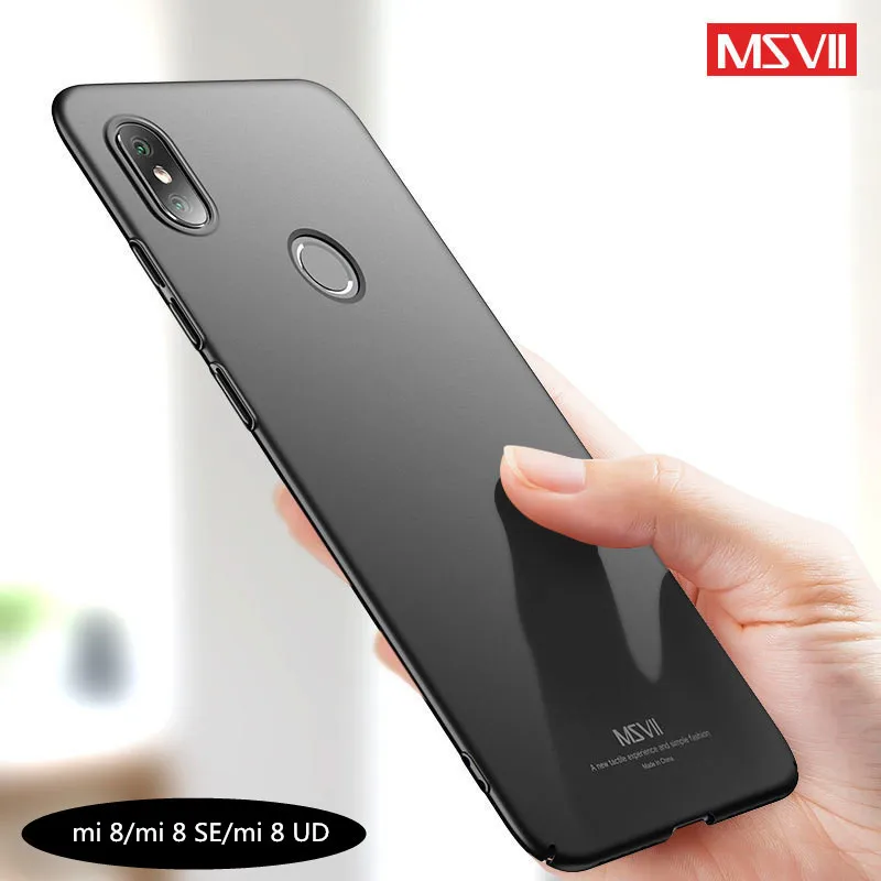 Чехол для xiaomi mi 8 lite роскошный тонкий жесткий чехол MSVII из поликарбоната телефона