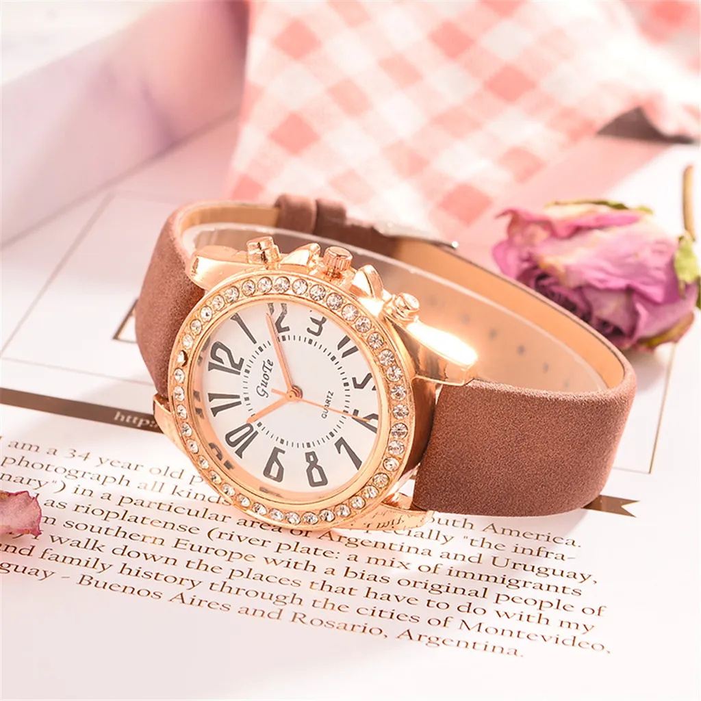 Reloj mujer Модные королевские роскошные женские часы для отдыха relogio femino кленовый