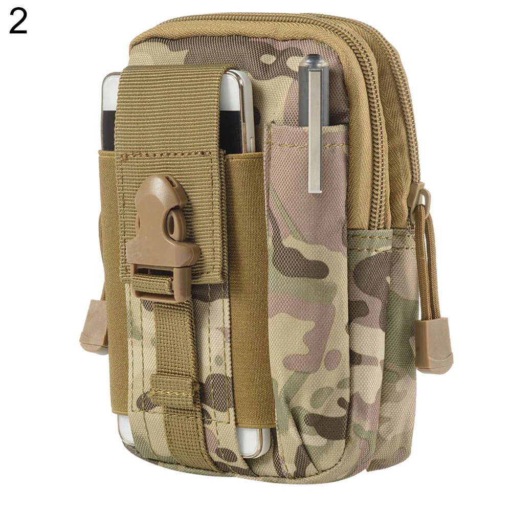 CP Camouflage Bag Армейская оксфордская ткань, мужская мини-сумка на пояс с крючком, поясная сумка на молнии для улицы, сумка на пояс - Цвет: CP Camouflage Bag