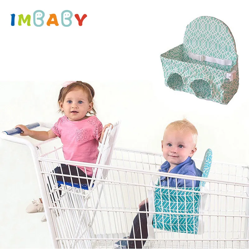 Складной детская корзина подушки игрушка-тележка для ребенка Pad Baby Shopping тележка Защитная крышка детская тележка стул коврик
