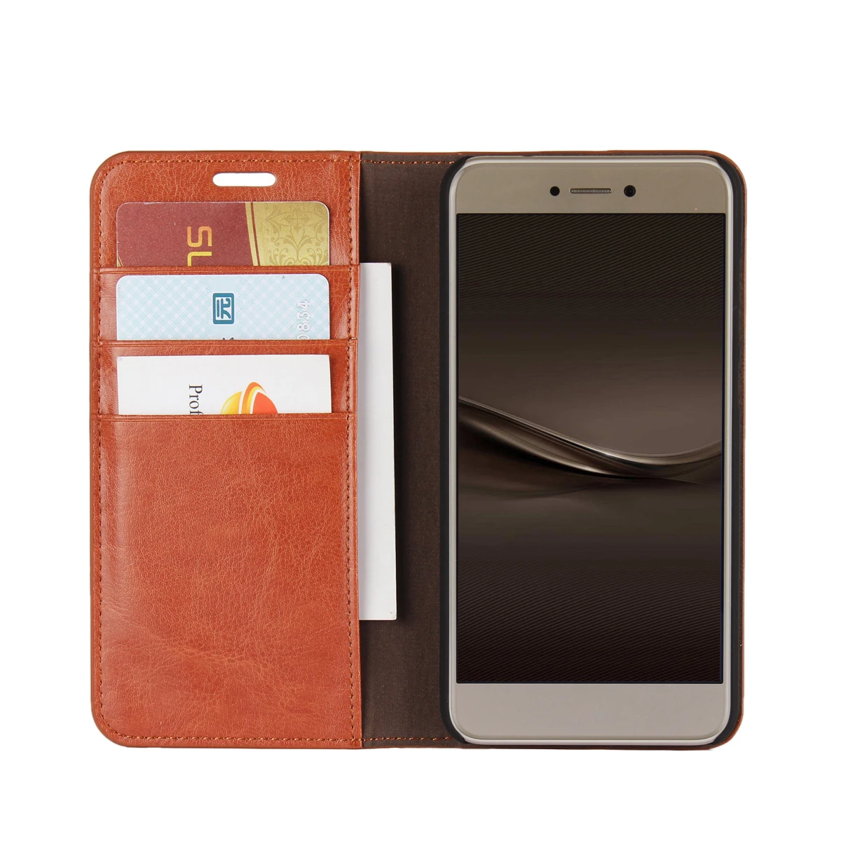 

Deluxe Wallet Case premium leather Case Flip Cover Case for Huawei Honor 8 Lite / P8 lite 2017 / P9 lite 2017