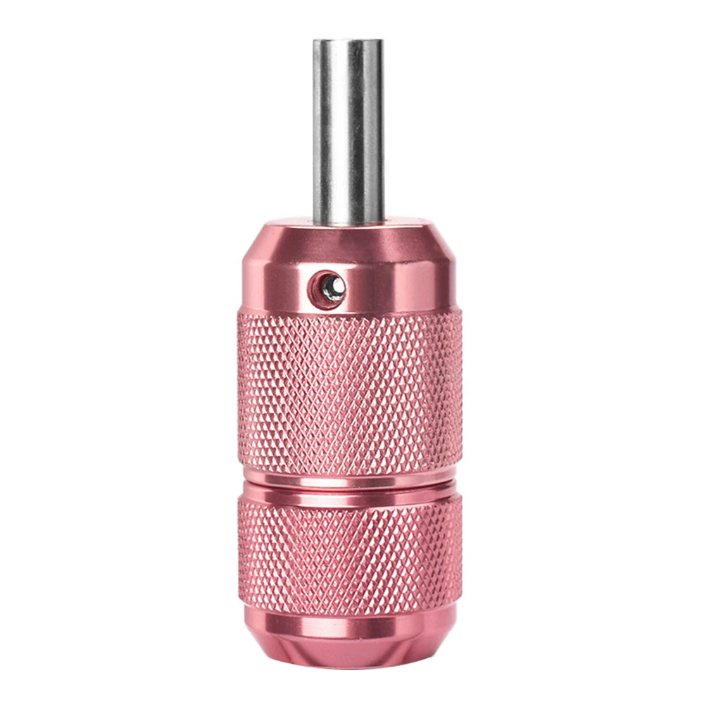 Розово-красный Professional 25mm Aluminum Alloy Self-Locking Tattoo Handle Tattoo Machine Supplies Body Art Tool - Цвет: Розово-красный