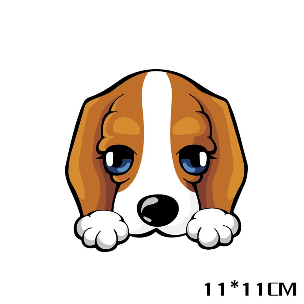 Автомобильный Стайлинг мультяшная собака Пеп забавная Автомобильная наклейка