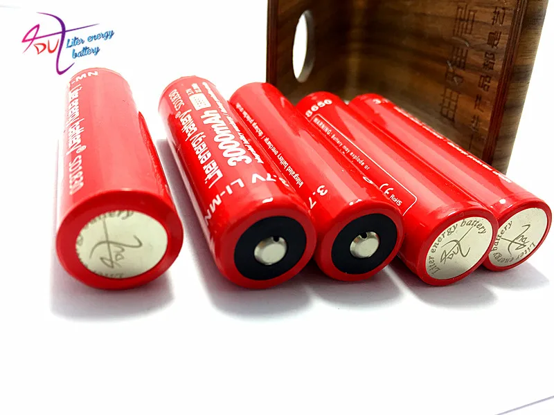 

2PCS New Original Liter energy battery 18650B SD18650 Rechargeable Li-ion battery 3.7V 3000mAh