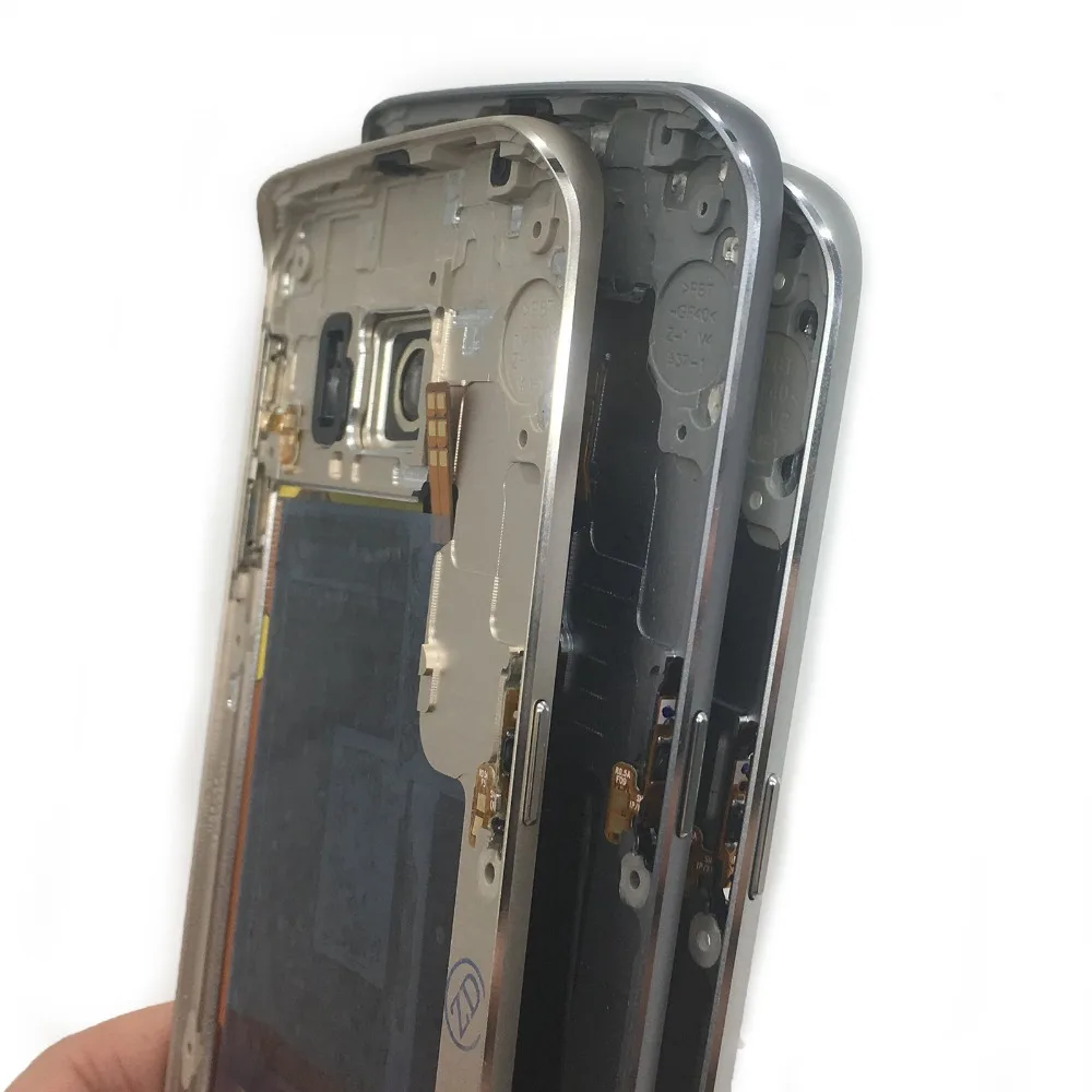 Для Samsung Galaxy S6 Edge G925 G925F G925A G925I G925V G925W8 средняя пластина рамка Корпус камера