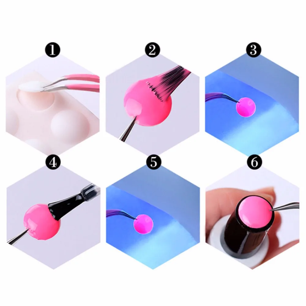 25/100 шт. силиконовые наклейки для гель лака ногтей| |