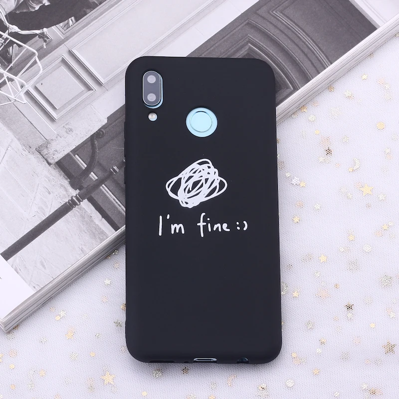 8 Для Xiaomi mi Red mi Note 5 6 7 8 9 lite Pro Plus I am Fine Ok рельефные слова конфеты силиконовый чехол для телефона Capa Fundas Coque - Цвет: 8