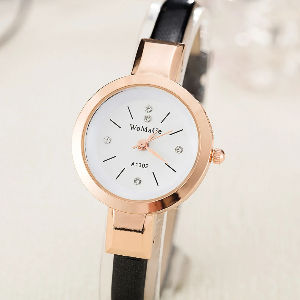 Топ Элитный бренд Для женщин часы модные Повседневное кварцевые наручные тонкой