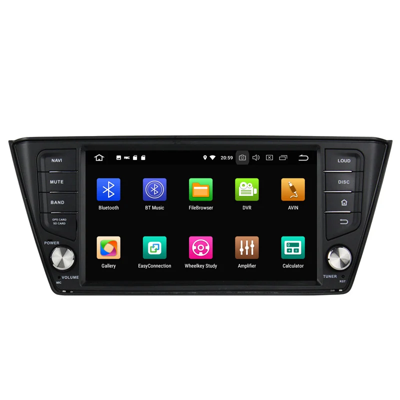 NaviTopia 4G ram 64G rom 8 Core Автомобильный gps навигация для Skoda Fabia 2015 2016 2017 автомобильный