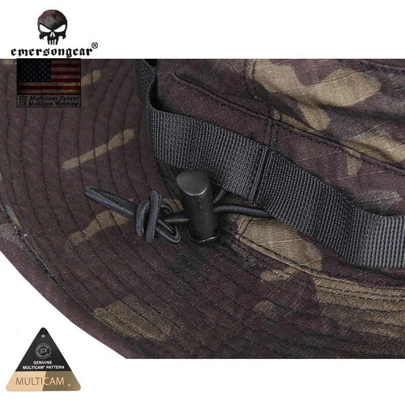 Кепки для охоты Emersongear Военная Тактическая кепка шляпа Мультикам черные Панамы
