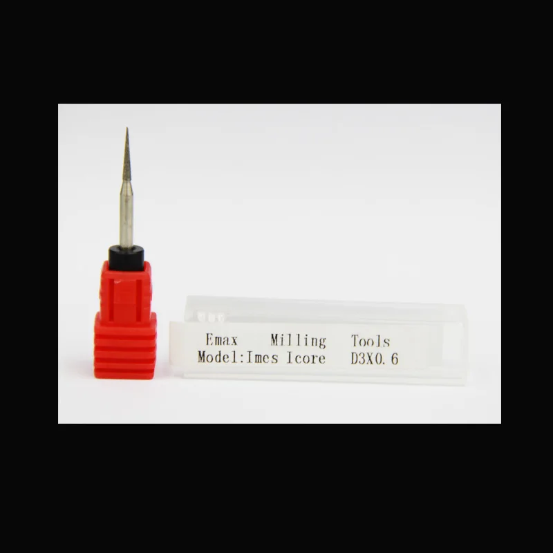 

Imes Icores milling burs with DLC Coating for milling Dental Zirconia Block Available Size 0.6mm, 1.0mm, 2.5mm,shaft 3.0/6.0mm