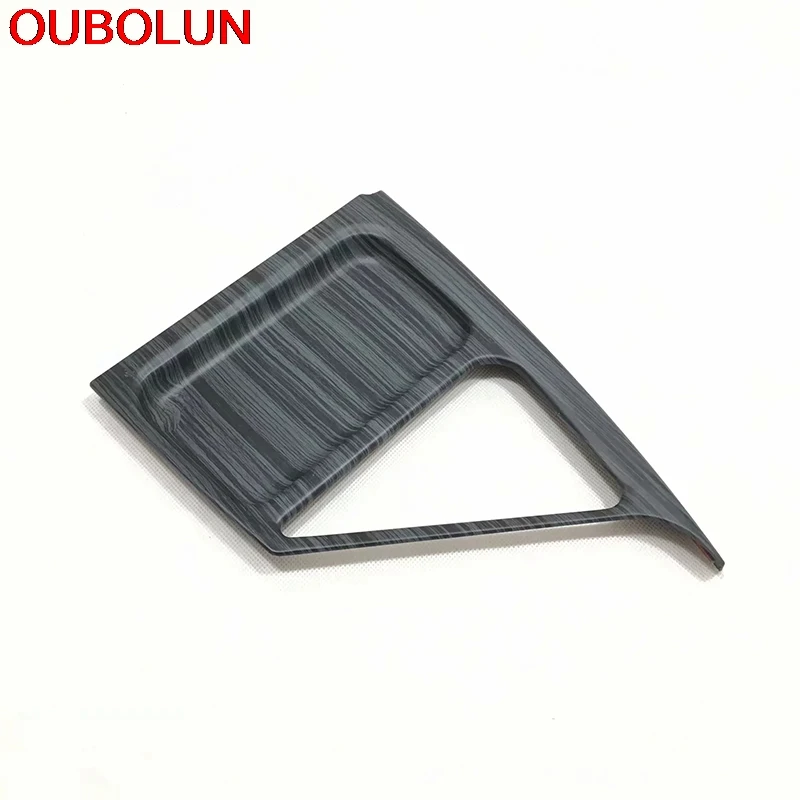 OUBOLUN ABS дерево краска черный интерьер аксессуары для Toyota RAV4 LHD 2016 2017 2018 коробка