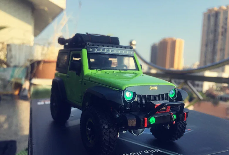 Ручная работа 1:35 RC Гусеничный модифицированный автомобильный модификация для 1/35 Orlando Hunter Wrangler внедорожный альпинистский автомобиль