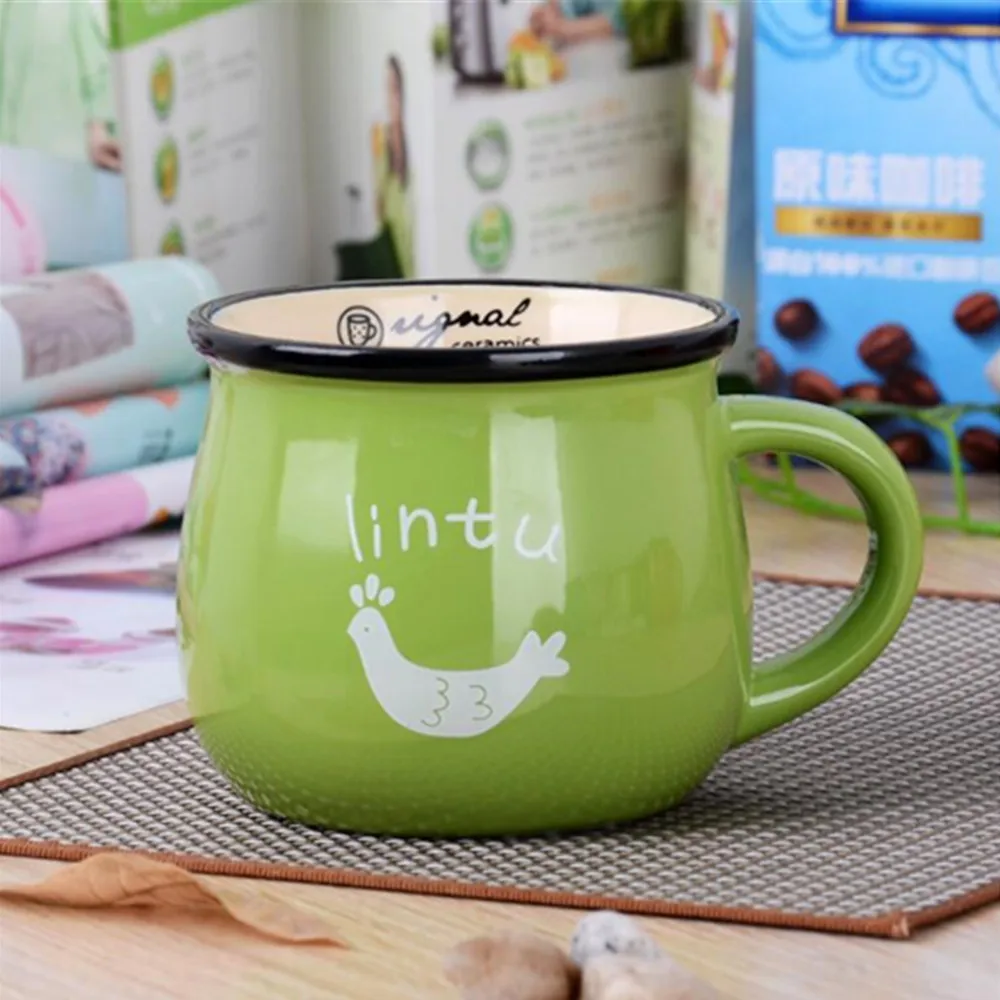 ZAKKA керамика кружка креативная карамельного цвета винтажная керамическая