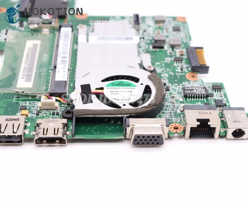 Материнская плата NOKOTION для ноутбука Acer aspire D270 ZE7 материнская MBSGA06002 DA0ZE7MB6D0 N2600 CPU